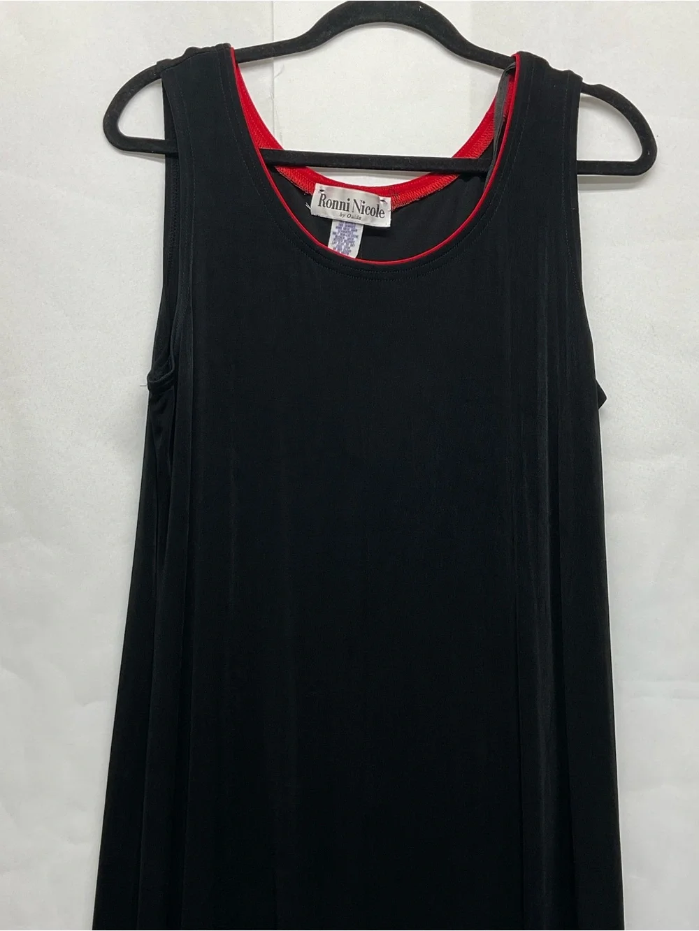 Ronni Nicole VTG 2-piece set Black maxi dress and a matching cardigan Size 16